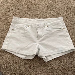 White Blank NYC Jean Shorts